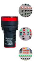 Sinaleiros Vermelho Painel Led Luminoso 22mm - 24Volts