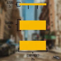 Sinalização, demarcação sem tinta com faixa fixa - conduz