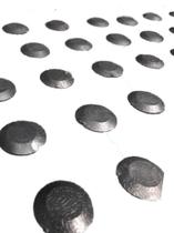 Sinalização Tatil Alerta Preta Com Dupla Face Ml