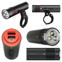 Sinalizador Bike Farol Knog 1100 Lms Luz Forte Recarga Usb