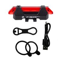 Sinalizador lanterna bike TSW 15 lumens recarregável USB Sinalizador lanterna bike TSW 15 lumens recarregável USB