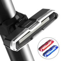 Sinalizador Led Niparte Recarregável Bicicleta Vermelho