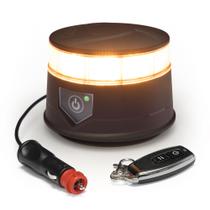 Sinalizador LED Veicular ECCO Luz Âmbar de 3" com Ímã 12-24V