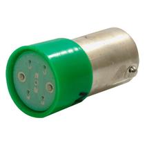 Sinalizador LED Verde Para Soquete BA9S 220VCA/VCC JNG
