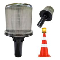 Sinalizador Solar Viario Cone Rodovia Estrada Transito Trafego Avenida Sinalizaçao Obra Alerta Emergencia Aviso Acidente Sinalizador Solar Viario Cone Rodovia Estrada Transito Trafego Avenida Sinalizaçao Obra Alerta Emergencia Aviso Acidente