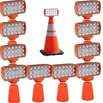 Sinalizador Solar Viario Kit 10 Duas Cores Cone Alerta Noturna Obra Rodovia Alerta Estrada Avenida Transito Sinalizador Solar Viario Kit 10 Duas Cores Cone Alerta Noturna Obra Rodovia Alerta Estrada Avenida Transito