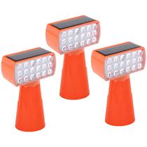 Sinalizador Solar Viario Kit 3 Duas Cores Cone Alerta Seguranca Noturna Rodovia Alerta Obra Estrada Avenida Transito Sinalizador Solar Viario Kit 3 Duas Cores Cone Alerta Seguranca Noturna Rodovia Alerta Obra Estrada Avenida Transito