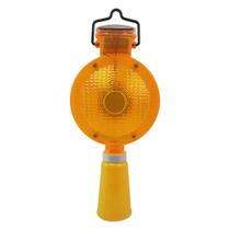 Sinalizador Solar Viário para Cone Automático Obra Luz Solar Sinalização Chuva Led Energia Solar Estrada Rua