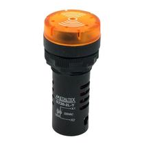 Sinalizador Sonoro LED 220Vca Amarelo Metaltex