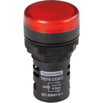 Sinalizador Tramontina TRD16-22DS/2 24 V Vermelho