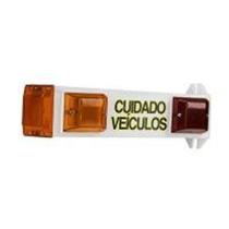 Sinalizador Veicular Techna SI-003 Branco Lampadas de LED Bivolt