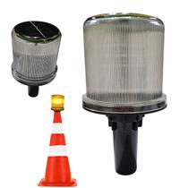 Sinalizador Viario Solar Cone Rodovia Estrada Obra Sinalizaçao Transito Estacionamento Segurança Acidentes Alerta Aviso Sinalizador Viario Solar Cone Rodovia Estrada Obra Sinalizaçao Transito Estacionamento Segurança Acidentes Alerta Aviso