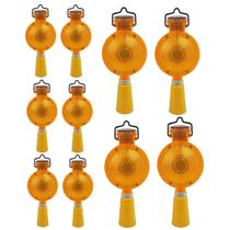 Sinalizador Viario Solar Kit 10 Uni Iluminaçao Estrada Rua Rodovia Fiscalizaçao Chuva Segurança Evita Acidentes