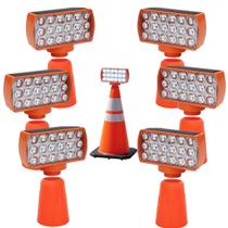 Sinalizador Viario Solar Kit 6 Duas Cores Cone Alerta Noturna Obra Rodovia Seguranca Alerta Estrada Avenida Transito Sinalizador Viario Solar Kit 6 Duas Cores Cone Alerta Noturna Obra Rodovia Seguranca Alerta Estrada Avenida Transito