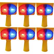 Sinalizador Viario Solar Kit 6 Duas Cores Estrada Alerta Transito Atençao Iluminaçao Acidente Sinalizador Viario Solar Kit 6 Duas Cores Estrada Alerta Transito Atençao Iluminaçao Acidente
