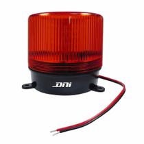Sinalizador Visual VERMELHO Giroled STROBO 8 FUNÇÕES - DNI 4284
