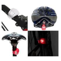 Sinalizadores Luz Led Duplo Bicicleta Em Silicone com dois, dianteiro e traseiro - Luatek