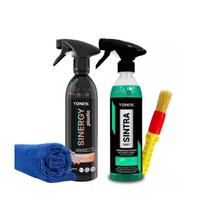 Sinergy plastic coating spray protetor kit limpeza vonixx
