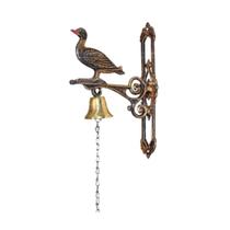 Sineta de Parede Rolinha de Alumínio em Bronze para Uso Funcional e Decorativo Mard Metais Sineta de Parede Rolinha de Alumínio em Bronze para Uso Funcional e Decorativo Mard Metais