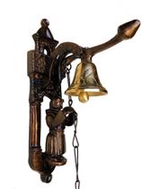 Sineta (sino) Bronze De Parede Modelo Frade Colonial Grande