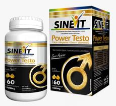 Sinevit Power Testo Suplemento com Cálcio, Magnésio, Zinco, Vitamina D3 e E Fortalecimento Ósseo e Muscular Sinevit Power Testo Suplemento com Cálcio, Magnésio, Zinco, Vitamina D3 e E Fortalecimento Ósseo e Muscular