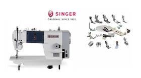 SINGER RETA Corte de Linha direc drive+18CALCADORES SINGER RETA Corte de Linha direc drive+18CALCADORES