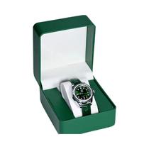 Single Watch Gift Box com travesseiro, PU Leather Wristwatch Display Case, organizador para homens