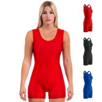 Singlete de luta Matman Edge feminino em spandex vermelho XS Singlete de luta Matman Edge feminino em spandex vermelho XS