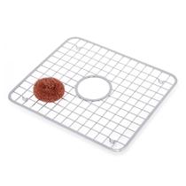 Sink Grid iDesign Gia Metal com orifício de drenagem em aço inoxidável