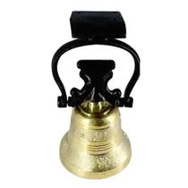 Sino Bronze Base em Ferro No2 14x26cm para Sítio e Capela Mard Metais Sino Bronze Base em Ferro No2 14x26cm para Sítio e Capela Mard Metais