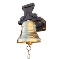 Sino de Bronze com suporte Nº 1 Aprox. 1,5 kg Sino de Bronze com suporte Nº 1 Aprox. 1,5 kg