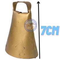 Sino de latão Sincerro para Cabras Bode Cabritos Bezerros Garrotes Boi Vaca Touro 7cm