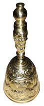 Sino De Mão Em Bronze Decorado Garçom Jantares Presentes Som Sino De Mão Em Bronze Decorado Garçom Jantares Presentes Som