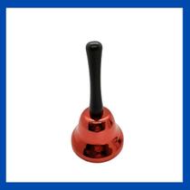 Sino De Mão Metal Do Papai Noel Natal Faz Barulho Alto