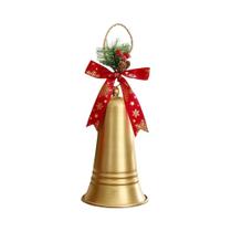 Sino De Metal Decorativo Festivo De Natal Para Maçaneta De Porta E Acessório De Árvore Sino De Metal Decorativo Festivo De Natal Para Maçaneta De Porta E Acessório De Árvore