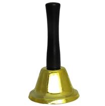 Sino de Natal Dourado com Alça Preta - Abrakadabra