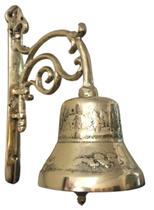 Sino De Parede Todo Em Bronze Decorado Igrejas Fazendas Sítios Sino De Parede Todo Em Bronze Decorado Igrejas Fazendas Sítios