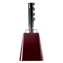 Sino de vaca de aço Musfunny 25x11x6cm Sino de mão de 0,5 kg Sino de vaca de aço Musfunny 25x11x6cm Sino de mão de 0,5 kg