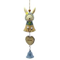 Sino De Vento Coelho Da Páscoa Decorativo Para Interiores E Exteriores, Sinos Pendurados Para Sino De Vento Coelho Da Páscoa Decorativo Para Interiores E Exteriores, Sinos Pendurados Para