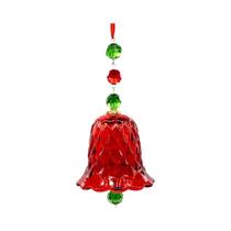 Sino De Vento De Cristal Vermelho Transparente Decorações Para Janela Presentes De Natal Sino De Vento De Cristal Vermelho Transparente Decorações Para Janela Presentes De Natal