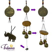 Sino Decorativo 60Cm Elefantes - Trilunna