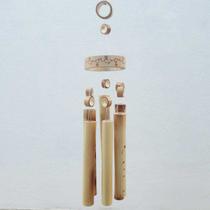 Sino dos Ventos Artesanal de Bambu Decorado Sino dos Ventos Artesanal de Bambu Decorado