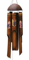 Sino dos Ventos de Bambu Cohasset 79 cm Pequeno Borboleta Arco-Íris