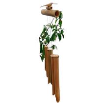 Sino dos Ventos de Bambu Modelo Beija flor Sino dos Ventos de Bambu Modelo Beija flor