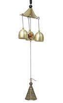 Sino dos ventos em metal de Nossa Senhora Aparecida 40cm