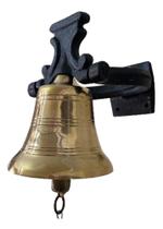 sino em bronze com suporte 2kg
