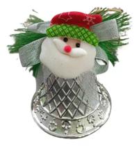 Sino Prateado De Natal Decorativo Pendurar