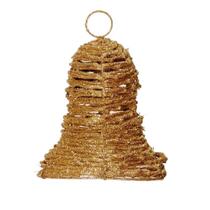 Sino Rattan Decoração Natal 15Cm Dourado