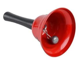 Sino Sineta De Mão Campainha Vermelho - rio master