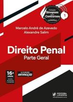 Sinopses Para Concursos - V.1 - Direito Penal - Parte Geral (2026)